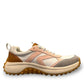 women's KEEN KS86 leather sneakers in maple, cameo rose, white, and grey with a rugged sole.