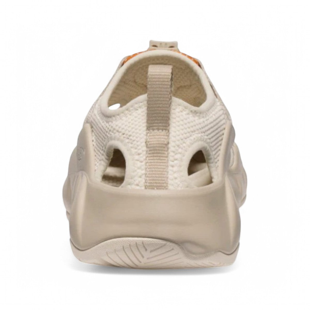 KEEN Women's Hyperport H2 sandals in birch and plaza taupe with bungee lacing and protective toe bumper.