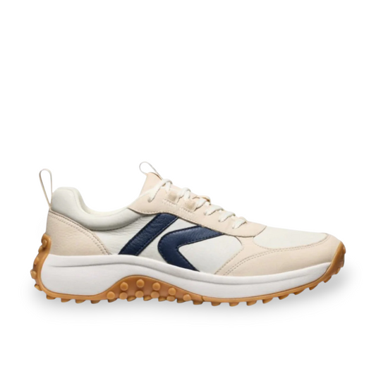 KEEN MEN'S KS86 LEATHER SNEAKER - BIRCH/STAR WHITE