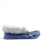 ALBERTA SUEDE MOCCASINS  - BLUE