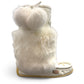 LAURIENTIAN CHIEF 13" LEATHER MUKLUKS 986447 - WHITE
