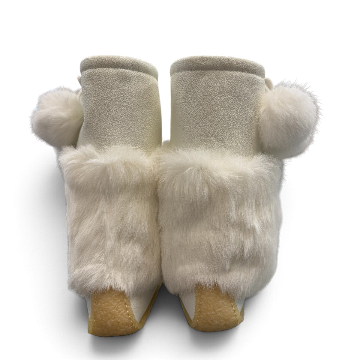 LAURIENTIAN CHIEF 13" LEATHER MUKLUKS 986447 - WHITE