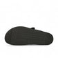 Black Mephisto Halina sandal outsole with textured tread pattern and brand logo detail
