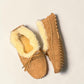 ARIA MAHTAB MOCCASIN SLIPPERS - TAN