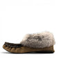 ALBERTA SUEDE MOCCASINS  - BROWN