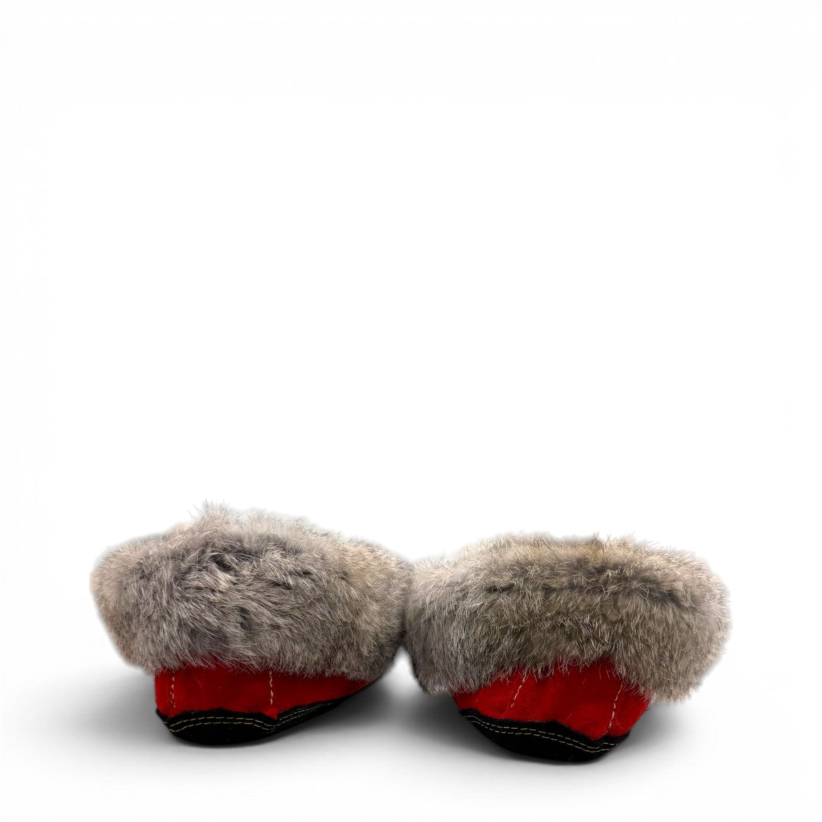 ALBERTA SUEDE MOCCASINS  - RED
