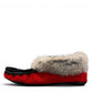 ALBERTA SUEDE MOCCASINS  - RED