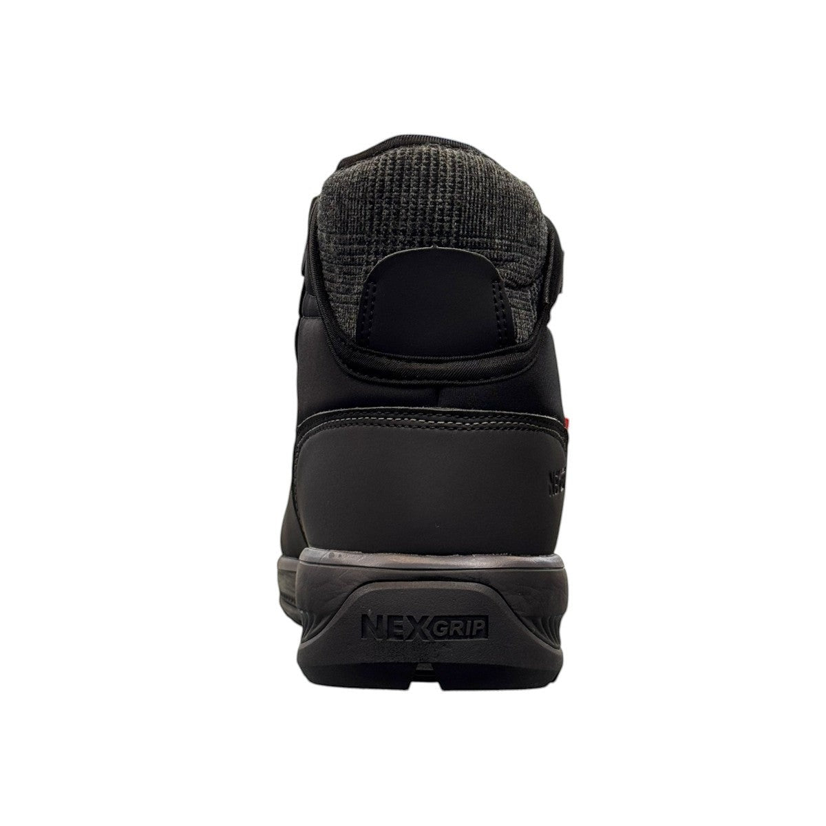 NexGrip Ice Wonder Mid 4.0 black waterproof winter boot with insulated lining and side zipper.
photo of the back side