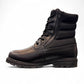 NEXGRIP ICE KIM 6.0 black leather winter boot with side zipper, quilted collar, and rugged rubber sole.
photo of the left side
