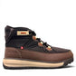 NexGrip Wonder Mid 2E charcoal waterproof winter boot with retractable ice cleats and wool lining.
photo of the right side