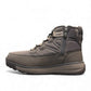 NexGrip Wonder Mid 2E charcoal waterproof winter boot with retractable ice cleats and wool lining.
photo of the left side