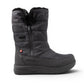 NEXGRIP Ice Cylia black waterproof winter boot with side zipper, faux fur lining, and non-slip outsole.
photo of the right side