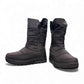 NEXGRIP Ice Cylia black waterproof winter boot with side zipper, faux fur lining, and non-slip outsole.
photo of the front side