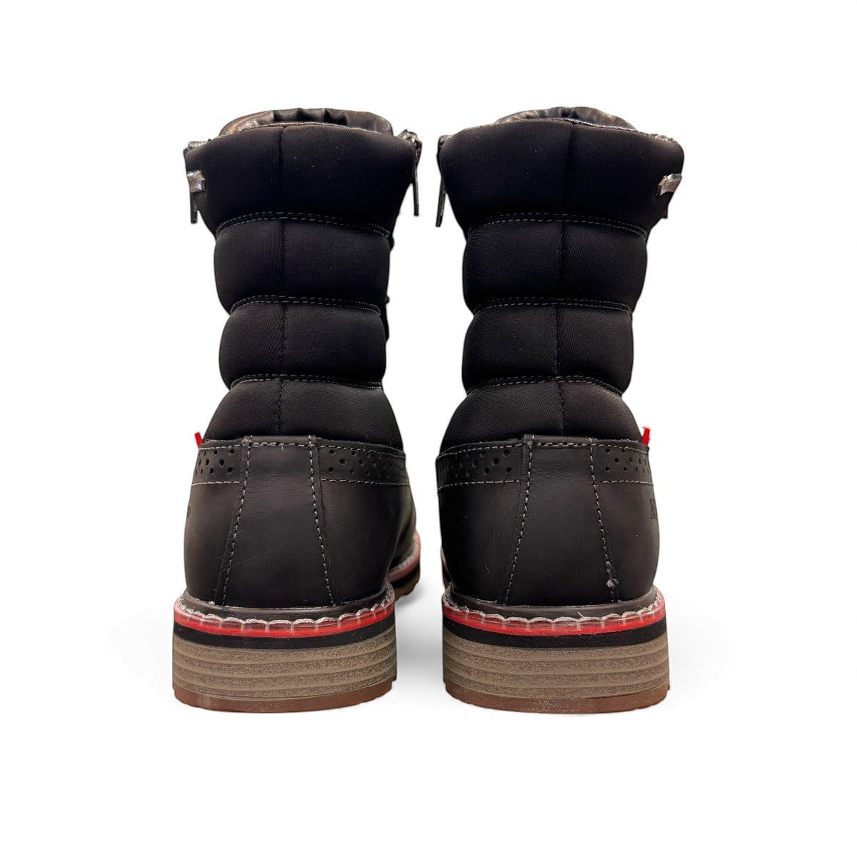 NexGrip Ice Kim 6.0 matte black waterproof winter boot with side zipper and retractable ice cleat.
photo of the back side