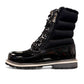 NexGrip Ice Kim 5.0 black glossy waterproof winter boot with side zip and insulated leather upper
photo of the left side