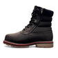 NexGrip Ice Kim 6.0 matte black waterproof winter boot with side zipper and retractable ice cleat.
photo of the left side