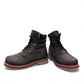 NexGrip Ice Kim 6.0 matte black waterproof winter boot with side zipper and retractable ice cleat.
photo of the front side