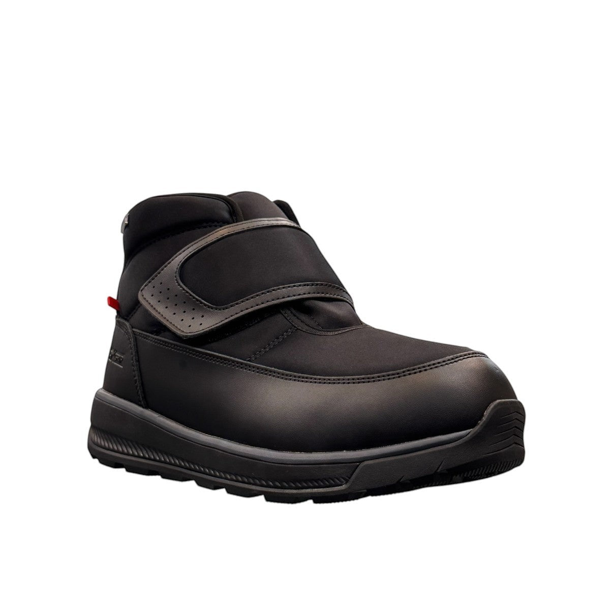 NEXGRIP ICE LITE V 2E black winter boot with leather and soft shell upper and velcro closure.
photo of the front side