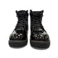 NEXGRIP Ice Marvel 2.0 black glossy leather winter boots with side zipper and faux fur trim.
photo of the front side