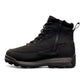 NexGrip Wonder Mid 2E charcoal waterproof winter boot with retractable ice cleats and wool lining.
photo of the left side