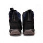 navy NexGrip Ice Maeva winter boot with waterproof quilted upper and retractable anti-slip cleat sole.
photo of the back side