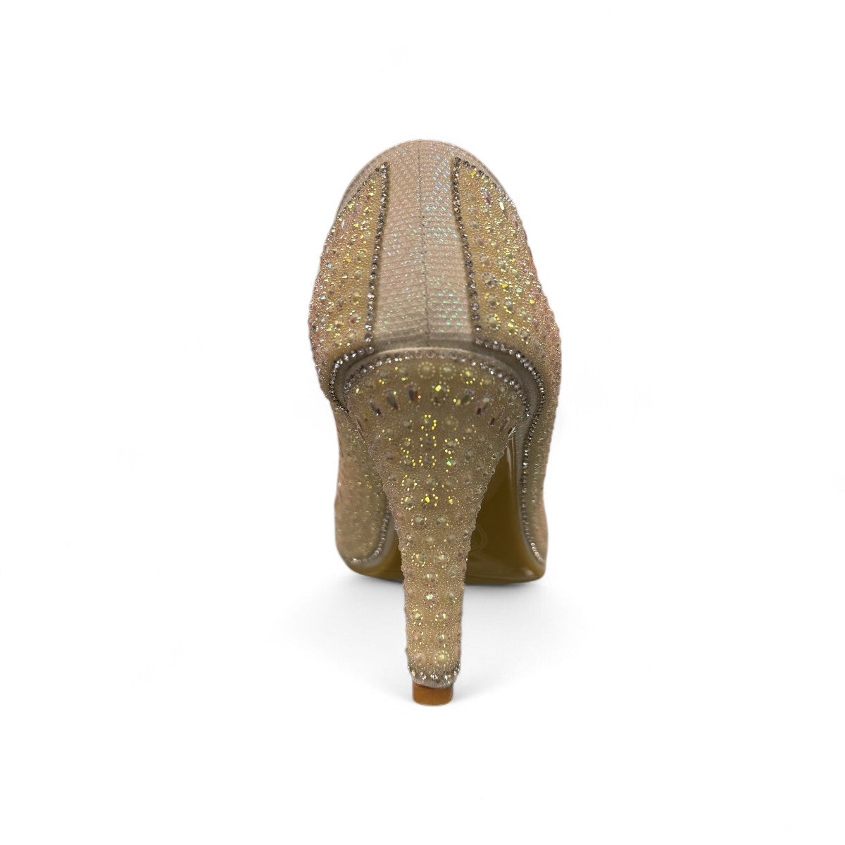 NIKPA diamond white bridal pump with shimmering crystal embellishments and a sleek stiletto heel