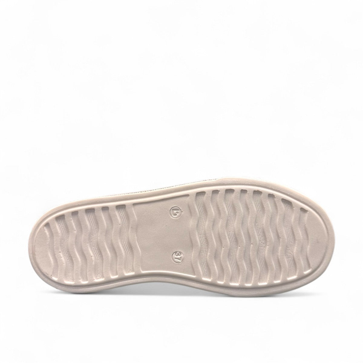 Nikpa Heart white platform sneakers with rhinestone heart detail and pearl trim
