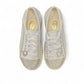 Nikpa Heart white platform sneakers with rhinestone heart detail and pearl trim