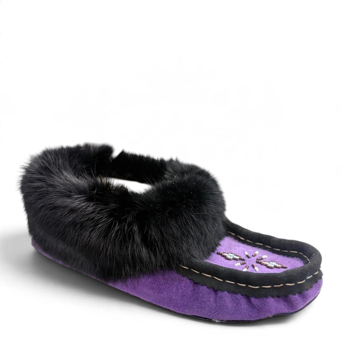 ALBERTA SUEDE MOCCASINS / PERPULE