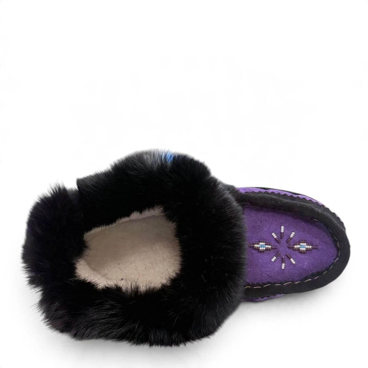 ALBERTA SUEDE MOCCASINS / PERPULE