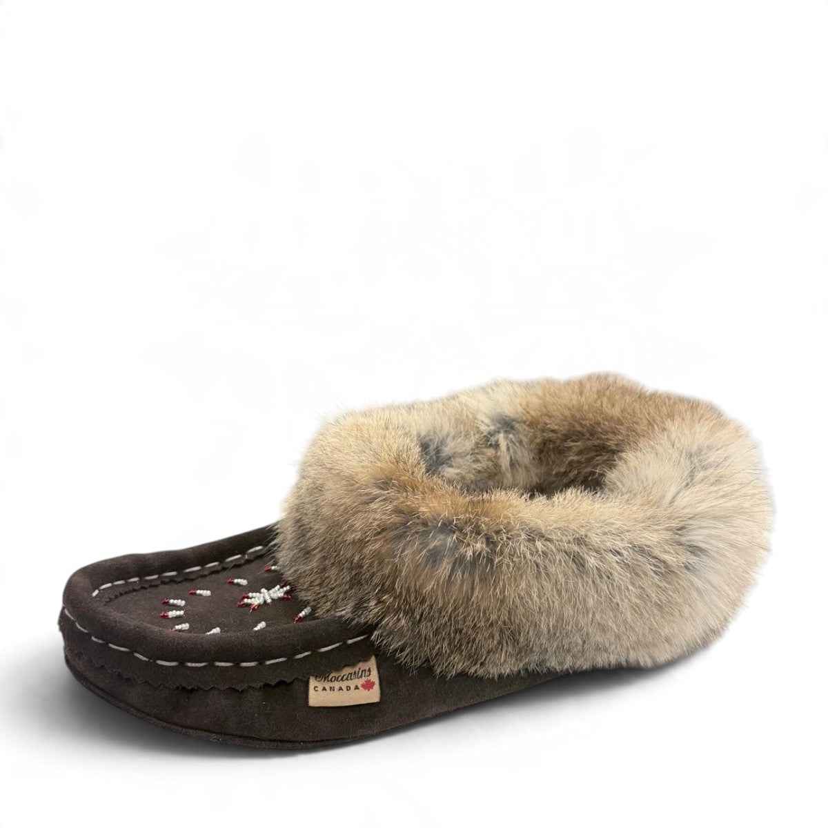ALBERTA SUEDE MOCCASIN / FULL BROWN