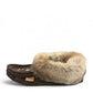 ALBERTA SUEDE MOCCASIN / FULL BROWN