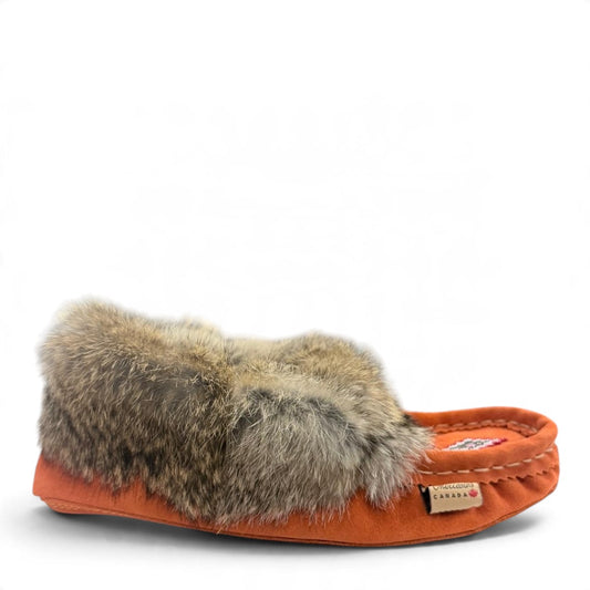ALBERTA SUEDE MOCCASINS / ORANGE