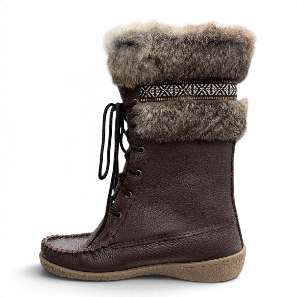 LAURENTIAN CHIEF MUKLUK 1904485DTL - DEER BROWN LEATHER