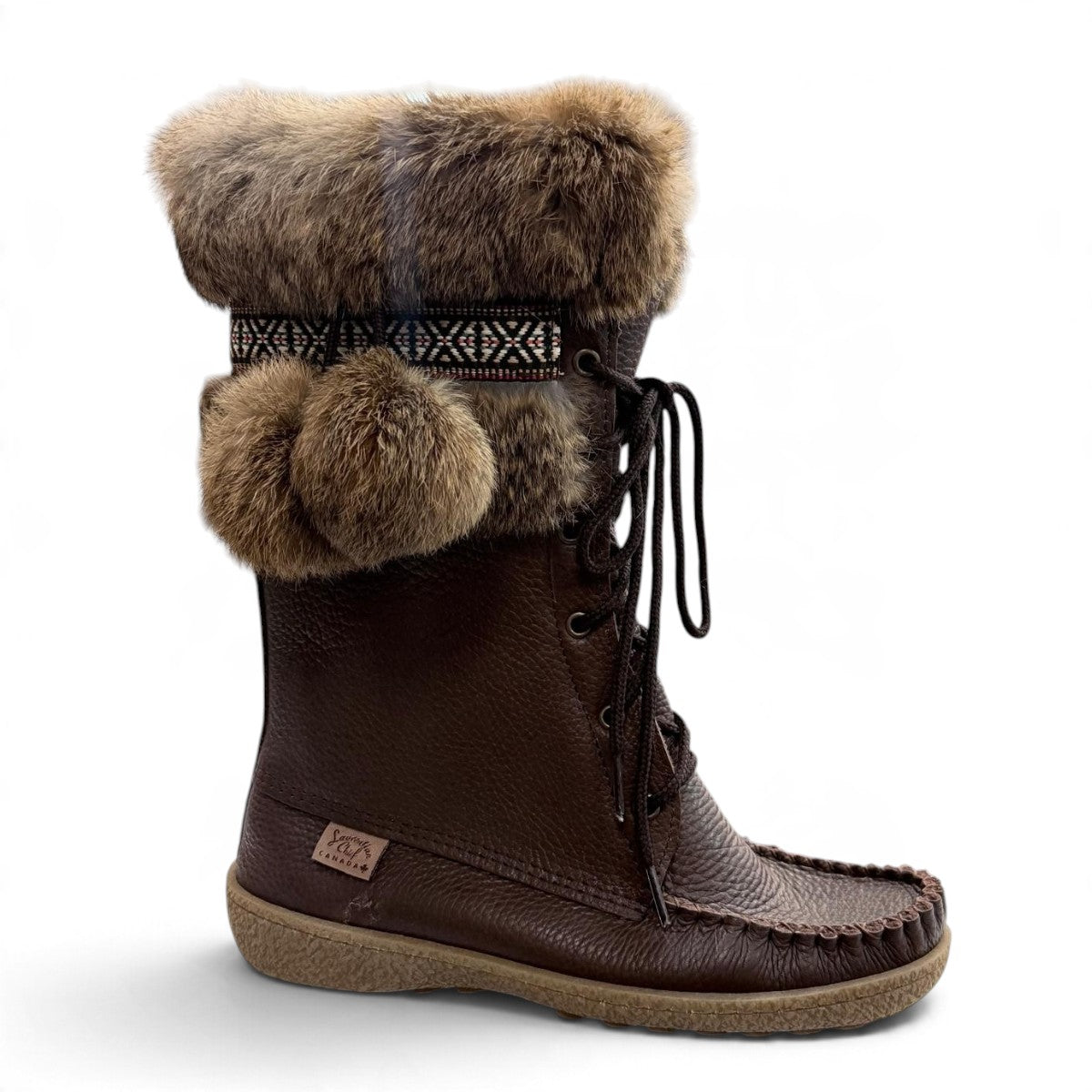 LAURENTIAN CHIEF MUKLUK 1904485DTL - DEER BROWN LEATHER