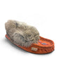 ALBERTA SUEDE MOCCASINS / ORANGE