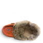 ALBERTA SUEDE MOCCASINS / ORANGE
