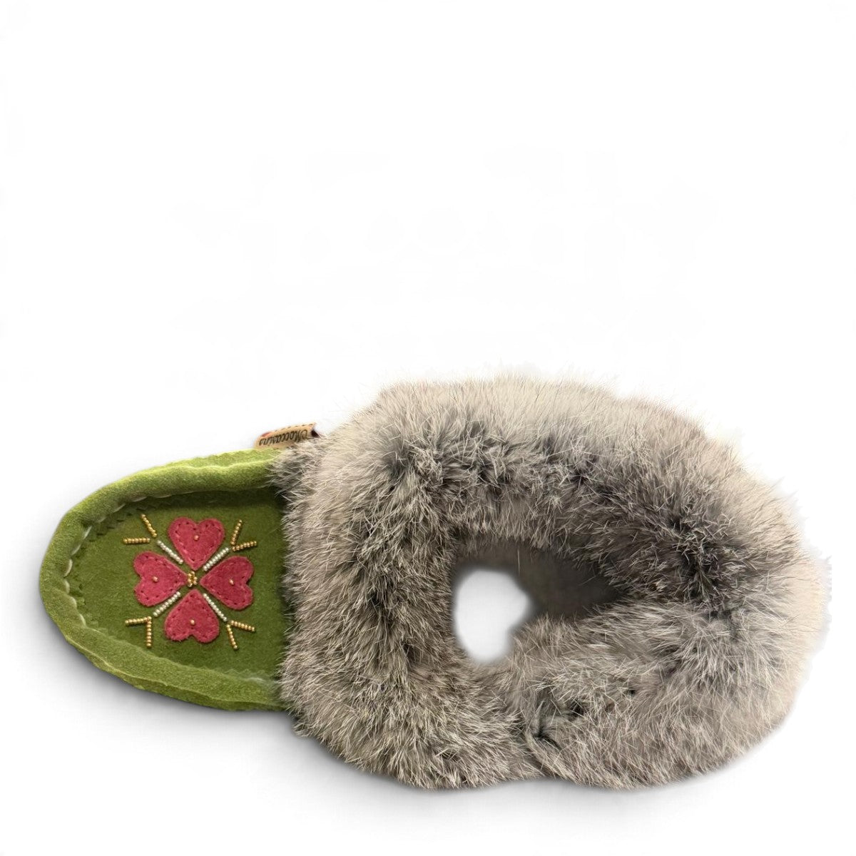 ALBERTA SUEDE MOCCASINS / GREEN
