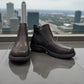 ORTHO FLEX F5111L black mid-ankle boot with side zipper, wool-like lining, and durable low-heel sole.
photo of the front side