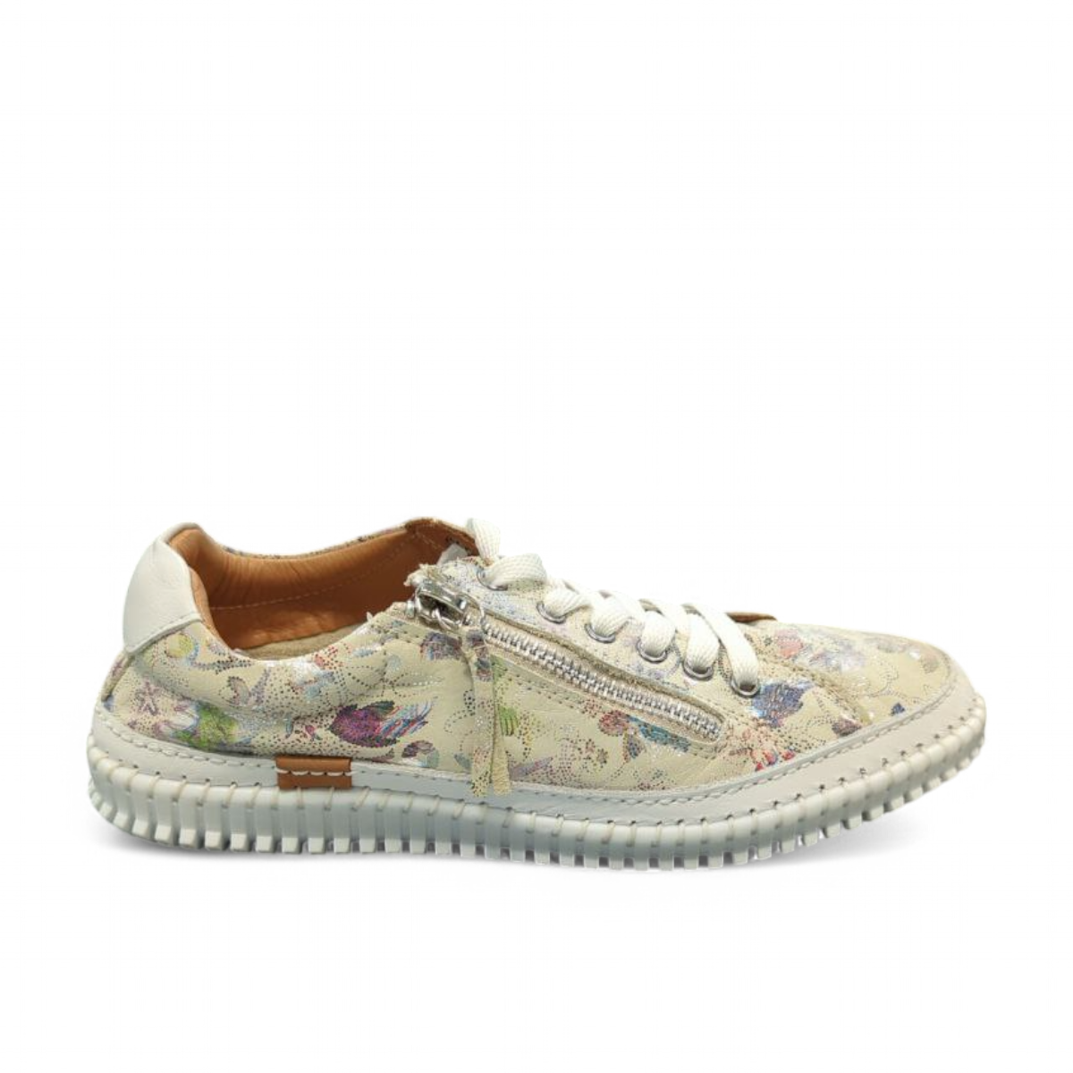 ROAMERS AUDREY - TAUPE FLOWER/WITHE