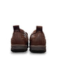 Propet Preston coffee brown leather slip-on boat shoe with twin gore detailing and flexible EVA outsole.
photo of the back side