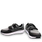 Propet Ultra Strap grey and black athletic shoe with double hook-and-loop closure and knit mesh upper.
photo of the front side
