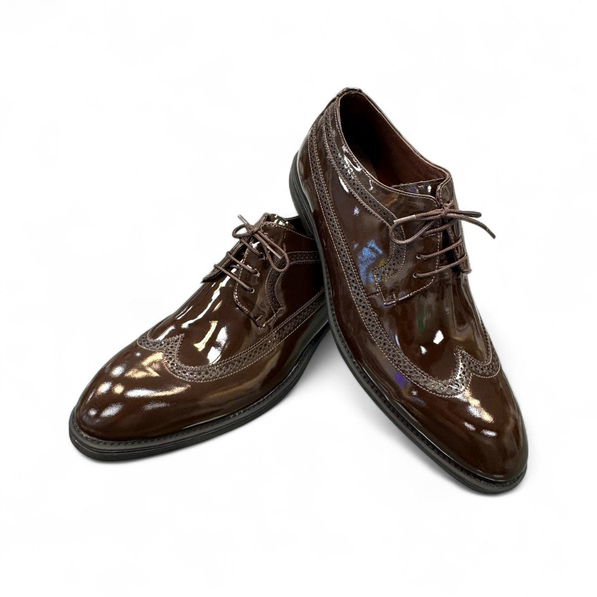 SATEL RASTA DARK BROWN PATENT