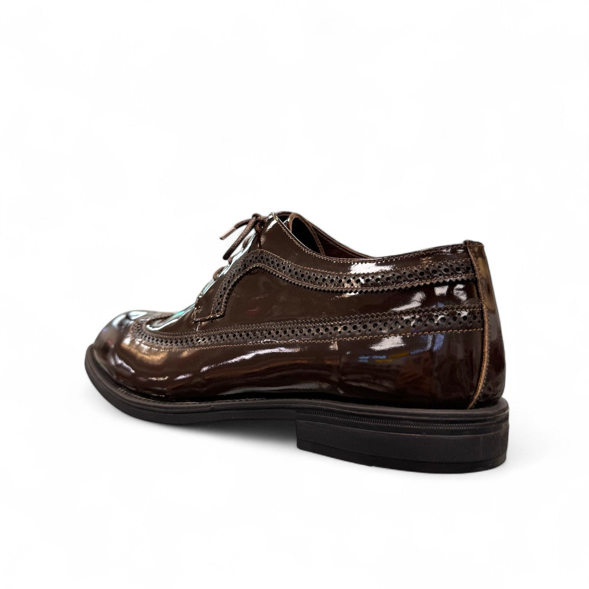SATEL RASTA DARK BROWN PATENT