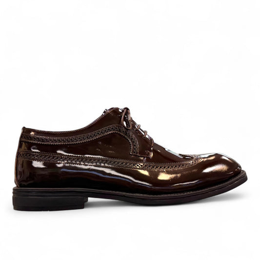 SATEL RASTA DARK BROWN PATENT
