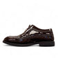 SATEL RASTA DARK BROWN PATENT