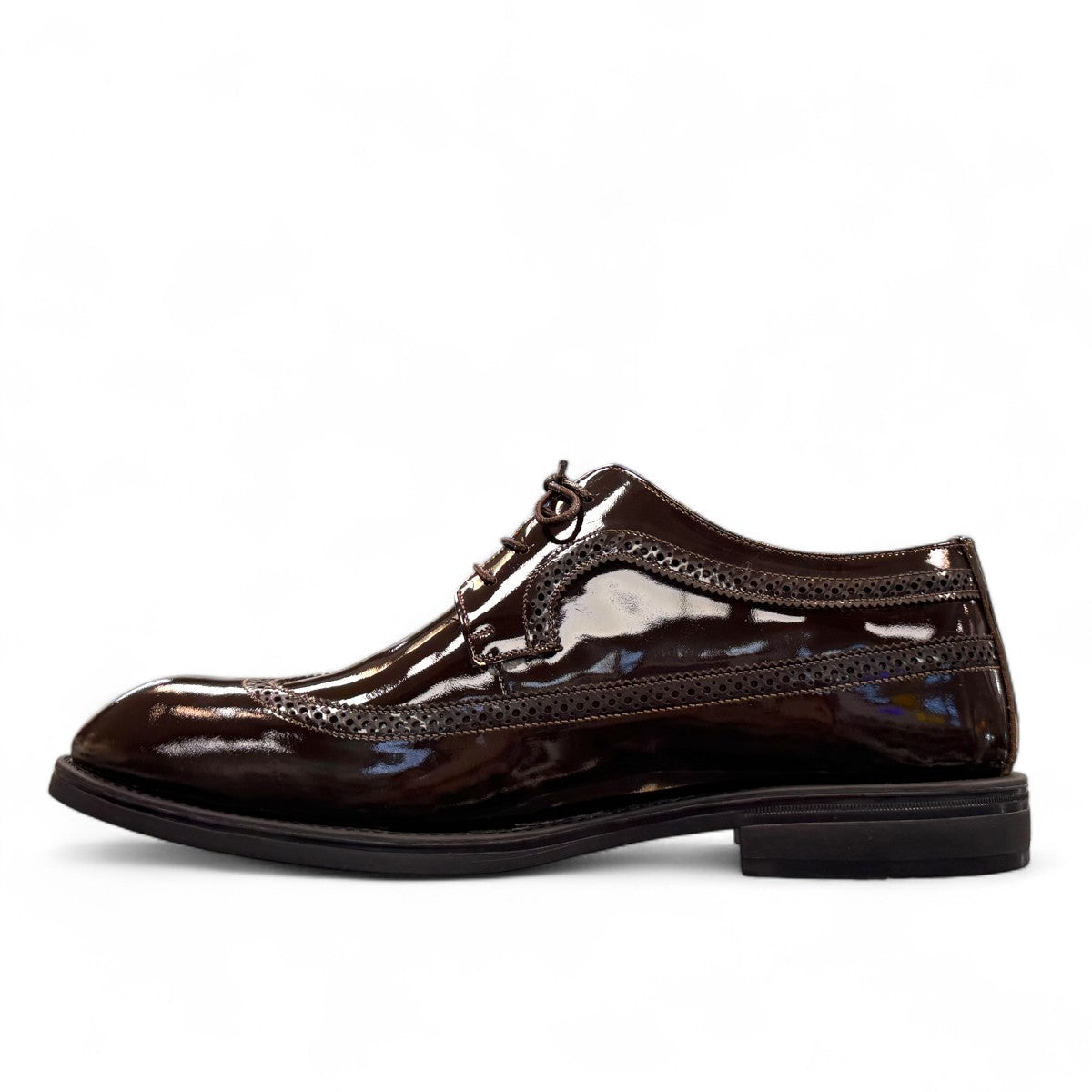 SATEL RASTA DARK BROWN PATENT
