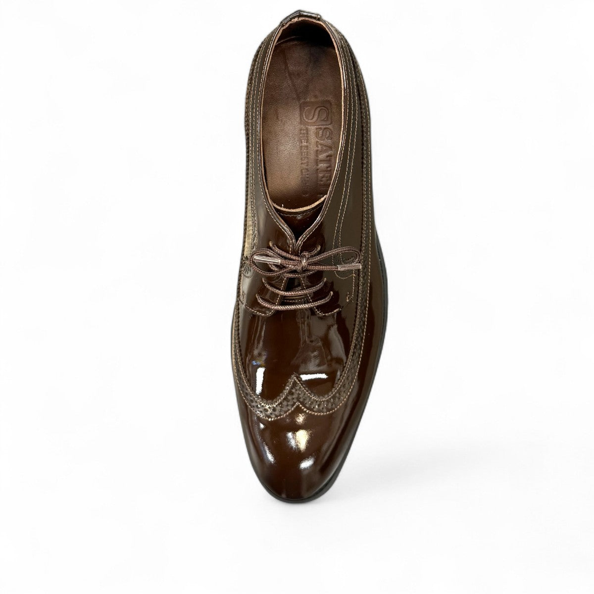 SATEL RASTA DARK BROWN PATENT