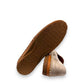 Roamers Atzi silver grey leather flat with intricate cutout details and a comfortable rubber sole.
photo of the bottom side