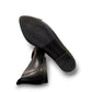 Roamers Malia black leather slip-on ballet flat with soft upper and minimalist design.
photo of the bottom side
